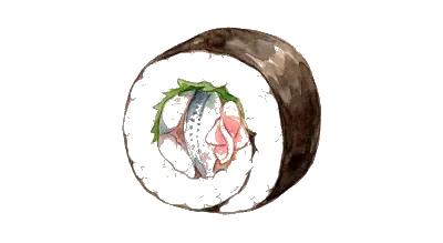 小肌ガリ大葉